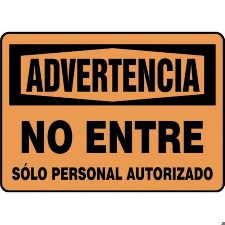 Accuform OSHA WARNING Safety Sign DO NOT SHMADM340VP SHMADM340VP